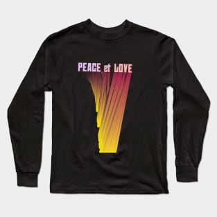 Peace and love s70 Long Sleeve T-Shirt